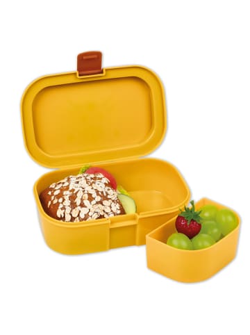 Lutz Mauder Lunchbox "Tiger" in Orange - (L)16,5 x (B)10,5 x (H)6,5 cm