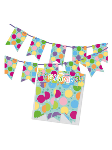 Lutz Mauder Girlande "Punkte" in Bunt - (L)300 cm