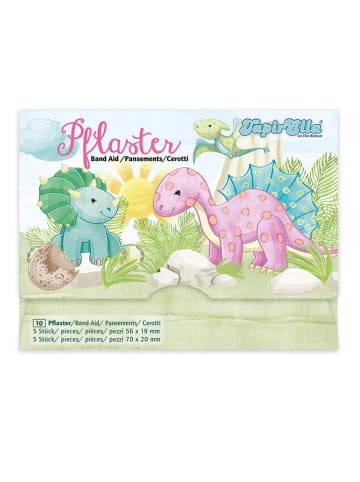 Lutz Mauder 10tlg. Set: Pflasterbriefchen "Süße Dinos" in Bunt