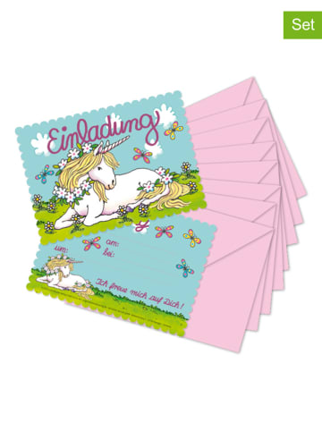 Lutz Mauder Einladungs-Set "Einhorn" in Mint