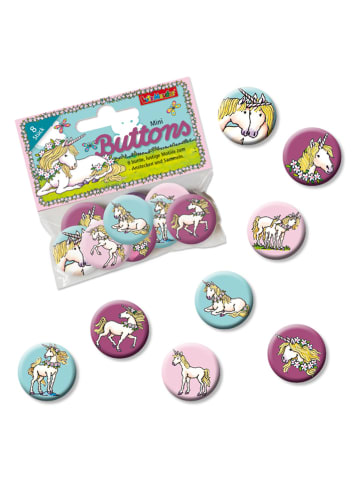 Lutz Mauder Mini-Buttons "Einhorn" - 8 Stück - ab 3 Jahren