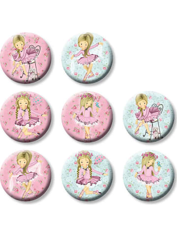 Lutz Mauder Mini-Buttons "Ballerina" - 8 Stück - ab 3 Jahren