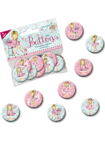 Lutz Mauder Mini-Buttons "Ballerina" - 8 Stück - ab 3 Jahren