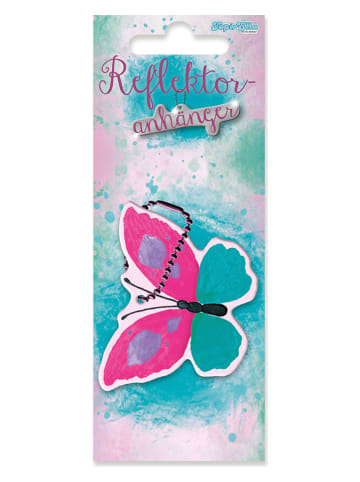 Lutz Mauder Anhänger "Schmetterlinge" in Pink/ Hellblau