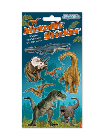 Lutz Mauder Metallic-Sticker "Dinosaurier" in Bunt