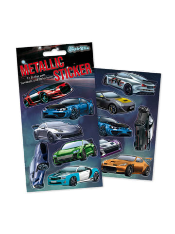 Lutz Mauder Metallic-Sticker "Autos" in Bunt