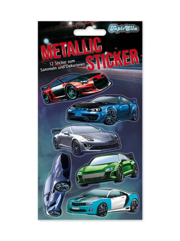 Lutz Mauder Metallic-Sticker "Autos" in Bunt