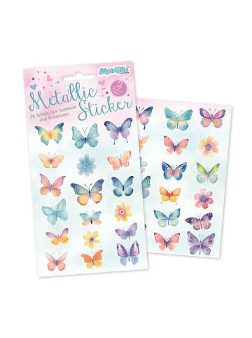 Lutz Mauder Metallic-Sticker "Schmetterlinge" in Bunt