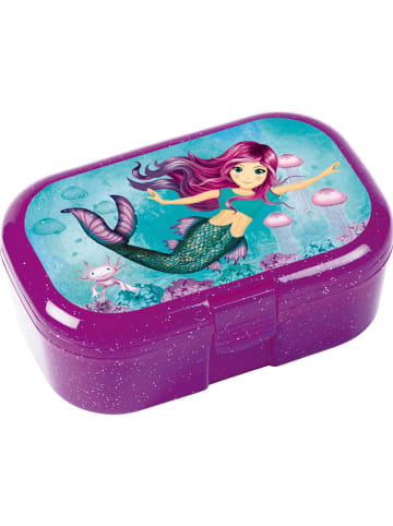 Lutz Mauder Brotdose "Meerjungfrau" in Lila - (B)10,5 x (H)4,2 x (T)6,6 cm