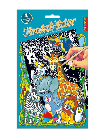 Lutz Mauder Kratzbilder "Wildtiere" - ab 3 Jahren