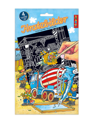 Lutz Mauder Kratzbilder "Baustelle" - ab 3 Jahren