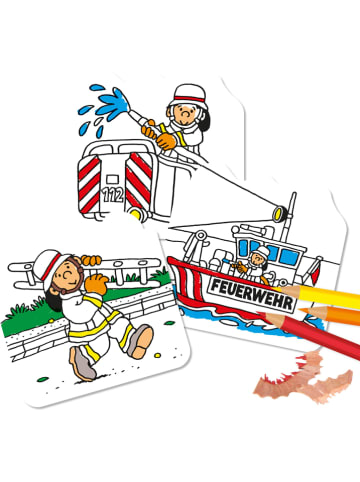 Lutz Mauder Stanz-Malbuch "Feuerwehr 2" - ab 3 Jahren