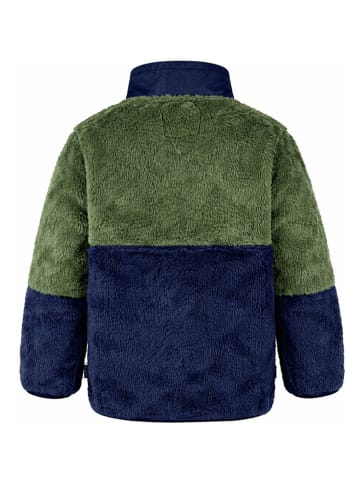 Kamik Pluszowa kulrtka polarowa "Shep" w kolorze granatowo-zielonym