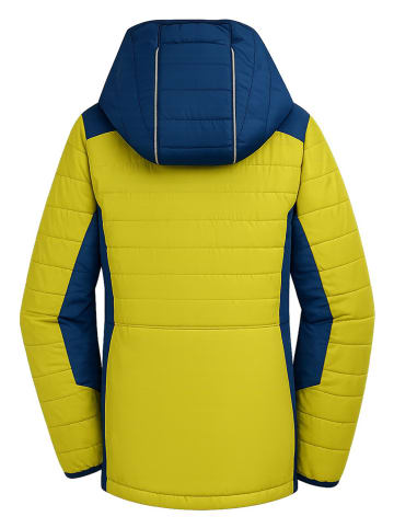 Kamik Całoroczna kurtka pikowana "Neel" w kolorze zielonym