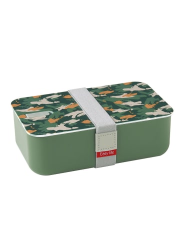 Easy Life Lunchbox "Abstract" in Dunkelgrün/ Bunt