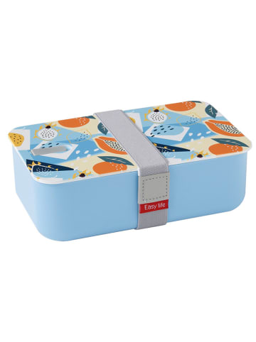 Easy Life Lunchbox "Abstract" lichtblauw/meerkleurig