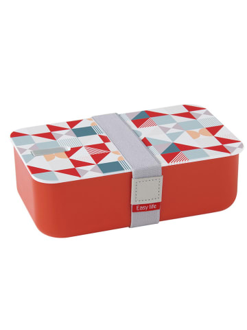 Easy Life Lunchbox "Geometric" in Rot/ Bunt