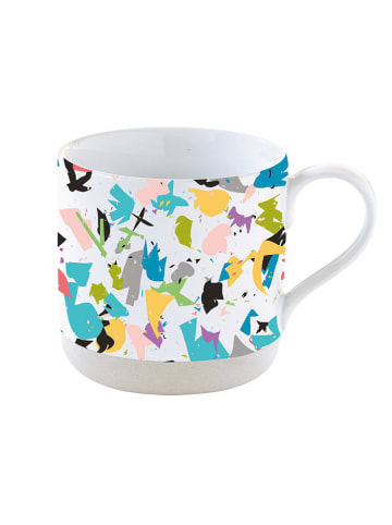 Easy Life Kubek "Camouflage" w kolorze białym ze wzorem - 375 ml