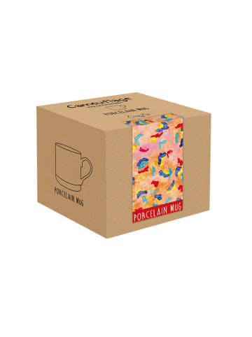 Easy Life Kubek "Camouflage" w kolorze białym ze wzorem - 375 ml