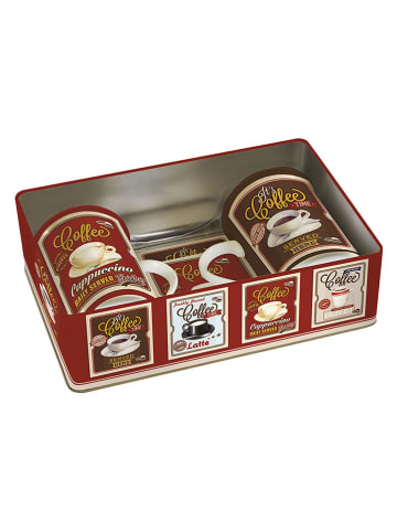 Easy Life 2er-Set: Tassen ''Vintage Coffee'' in Braun/ Hellbraun - 250 ml