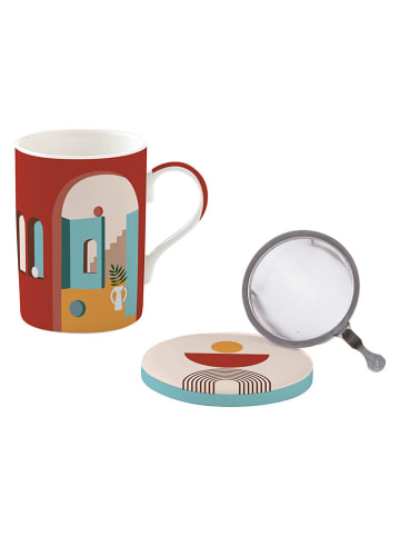 Easy Life Theekop ''Peacok'' meerkleurig - 350 ml