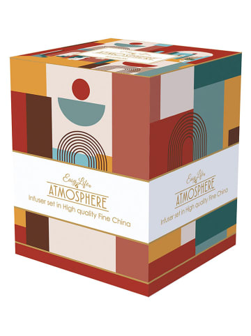 Easy Life Theekop ''Peacok'' meerkleurig - 350 ml