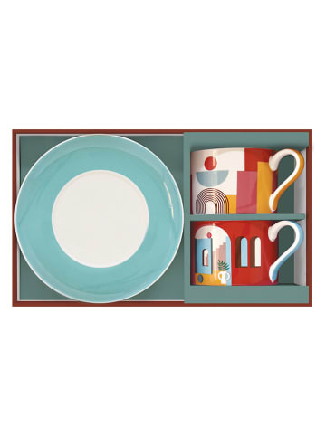 Easy Life 2-delige set: koppen ''Illusion'' meerkleurig - 240 ml