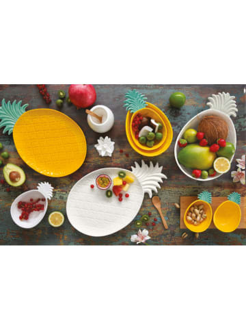 Easy Life Schüssel ''Madagascar'' in Orange/ Grün - (L)22,5 x (B)14,5 cm