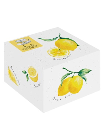 Easy Life Tasse ''Amalfi'' Weiß/ Gelb - 250 ml