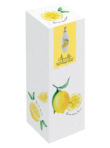 Easy Life Ölspender ''Amalfi'' in Weiß/ Gelb - 300 ml