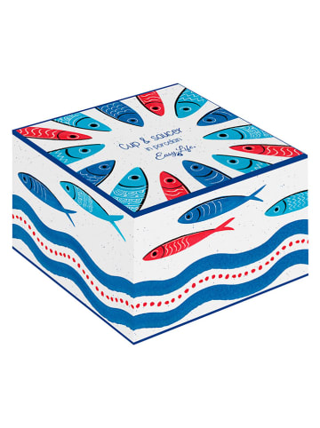 Easy Life Tasse ''Sardine's Party'' in Weiß/ Blau/ Rot - 250 ml