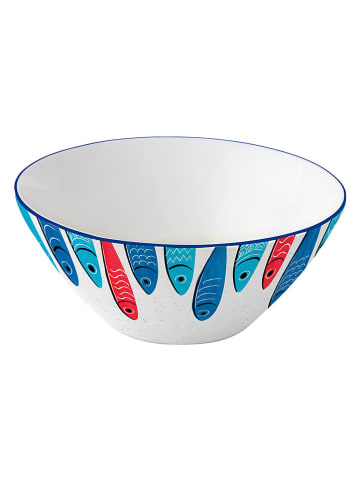 Easy Life Kom ''Sadine's Party'' wit/blauw/rood - Ø 22,5 cm