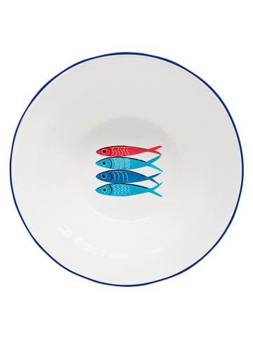 Easy Life Kom ''Sadine's Party'' wit/blauw/rood - Ø 22,5 cm