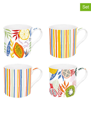 Easy Life 4er-Set: Tassen ''Tutti Frutti'' in Bunt - 300 ml