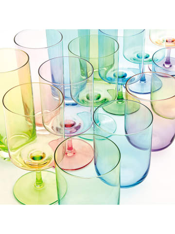 Easy Life 6-delige set: glazen ''Rainbow'' meerkleurig - 390 ml