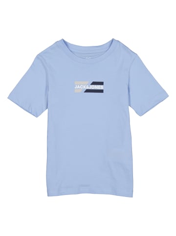 JACK & JONES Junior Koszulka "Corp" w kolorze błękitnym