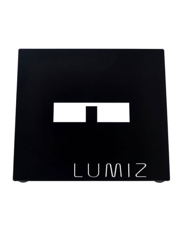 Lumiz Lantaarnhouder "Plaat" zwart - (L)20 x (B)20 cm
