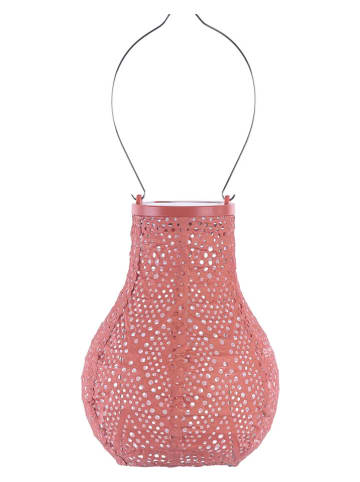 Lumiz Ledsolarlantaarn "Ikat Bulb'' oranje - (H)20 x Ø 16 cm