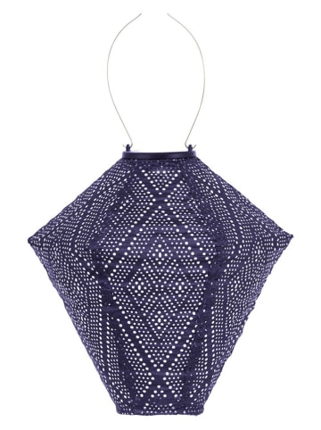 Lumiz Ledsolarlantaarn "Ikat Diamond'' paars - (H)28 x Ø 28 cm