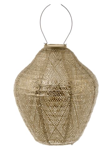 Lumiz LED-Solarlaterne ''Ikat Jar'' in Gold - (H)34 x Ø 30 cm