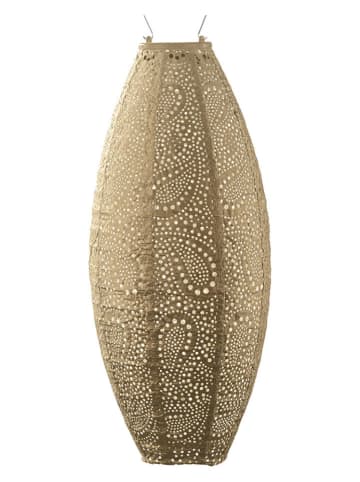 Lumiz LED-Solarlaterne ''Paisley Long Oval'' in Gold - (H)45 x Ø 20 cm