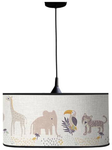 The Wild Hug Lampenschirm "Africa" in Beige - (H)20 x Ø 40 cm