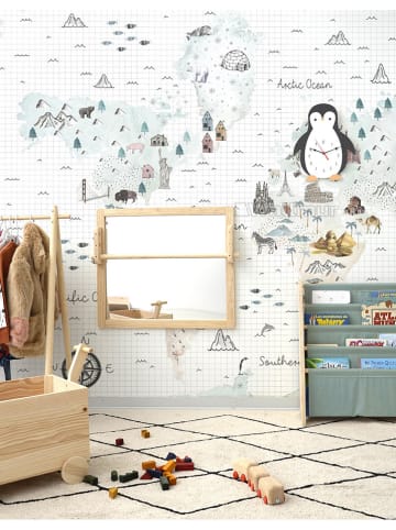 Folkifreckles Wandspiegel "Montessori" in Natur - (B)75 x (H)65 cm