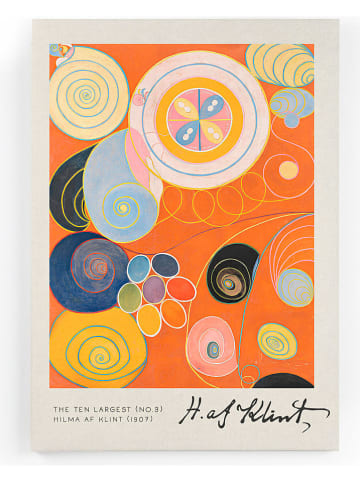 Folkifreckles Kunstdruck "Hilma Orange" - (B)40 x (H)60 cm