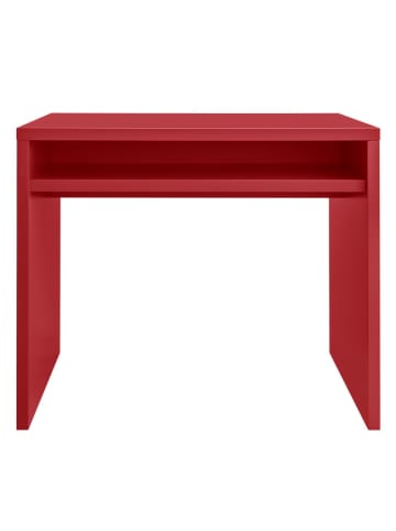 Folkifreckles Biurko dziecięce "Lou" w kolorze czerwonym - 90 x 75 x 55 cm