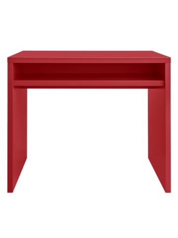 Folkifreckles Biurko dziecięce "Lou" w kolorze czerwonym - 90 x 75 x 55 cm
