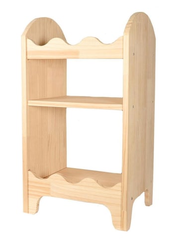 Folkifreckles Nachtkastje "Lola" beige - (B)40 x (H)70 x (D)30 cm