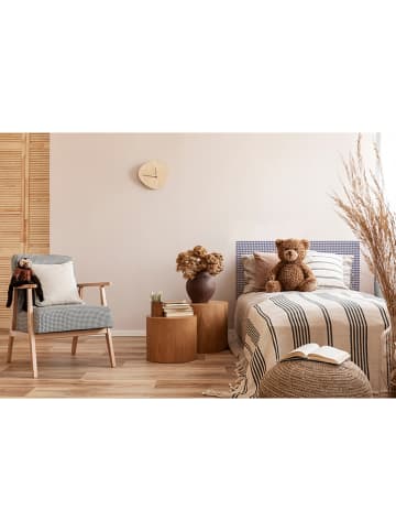 Folkifreckles Bett-Kopfteil "Marina" in Blau - (B)110 x (H)52 cm