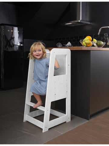 The Wild Hug Leerstoel wit - (B)40 x (H)90 x (D)40 cm - vanaf 12 maanden