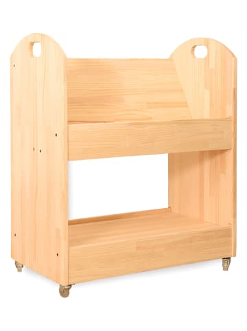 Folkifreckles Regał "Max" w kolorze beżowym - 70 x 80 x 41 cm